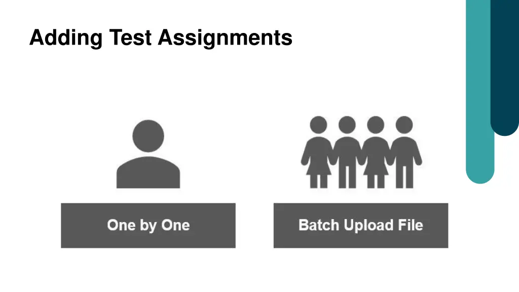 adding test assignments