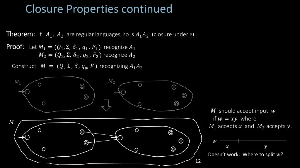 closure properties continued