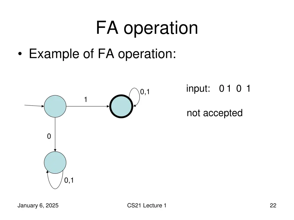 fa operation