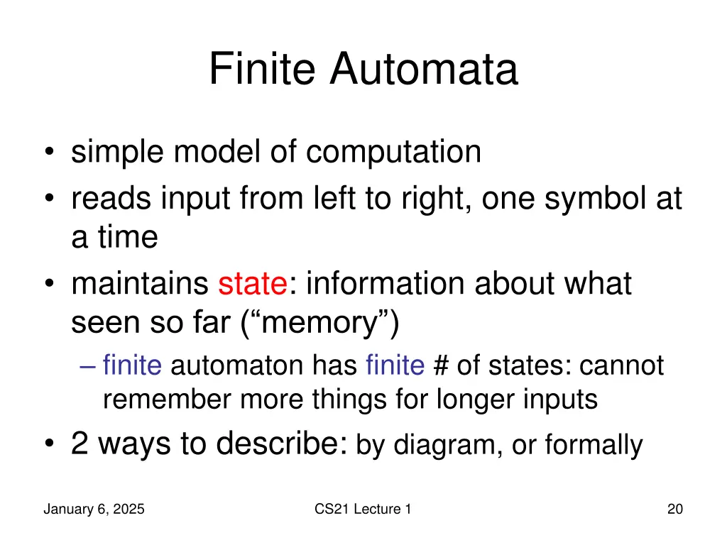 finite automata