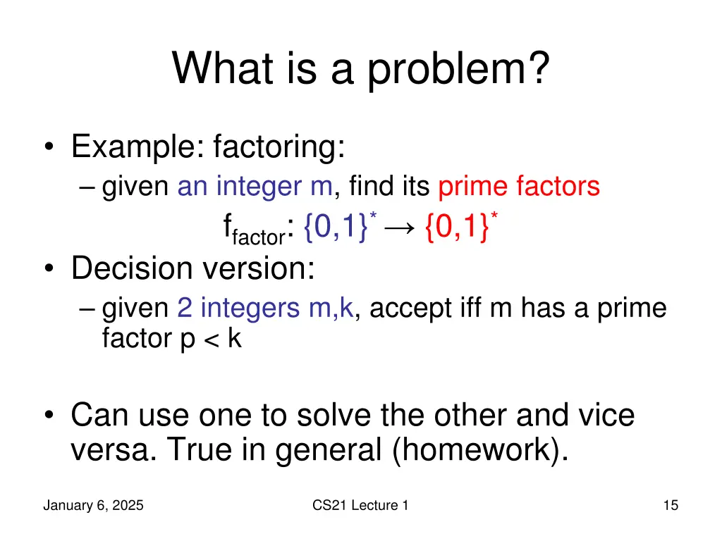 what is a problem 2