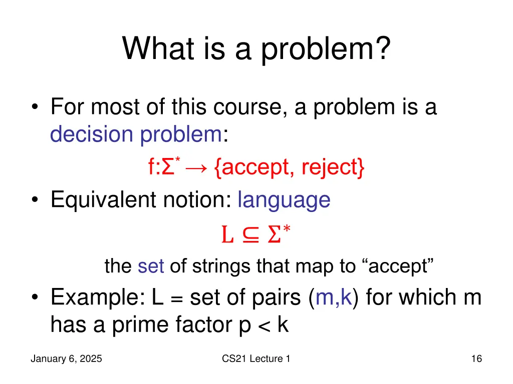 what is a problem 3