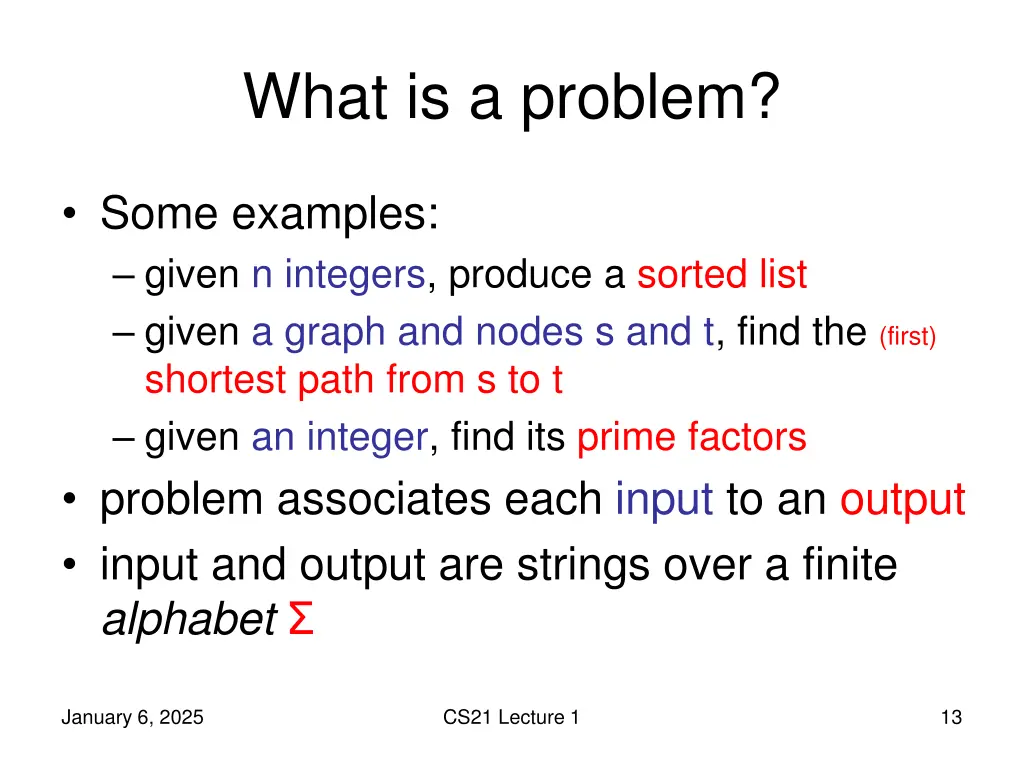 what is a problem
