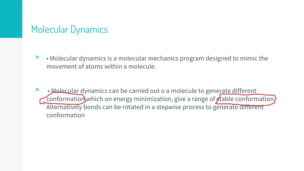 molecular dynamics