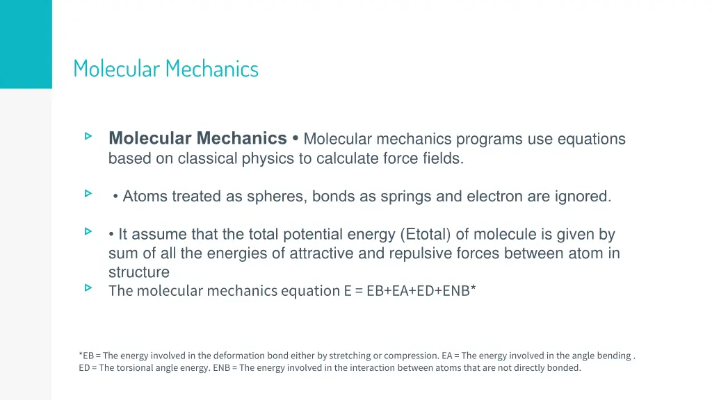 molecular mechanics