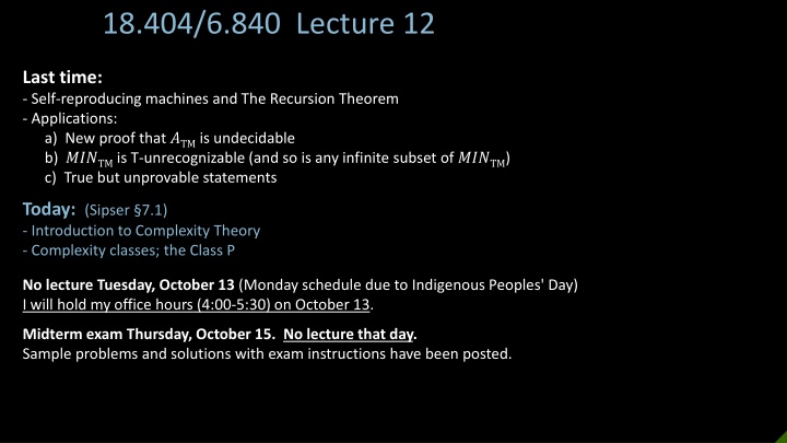 18 404 6 840 lecture 12