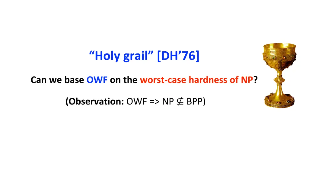 holy grail dh 76