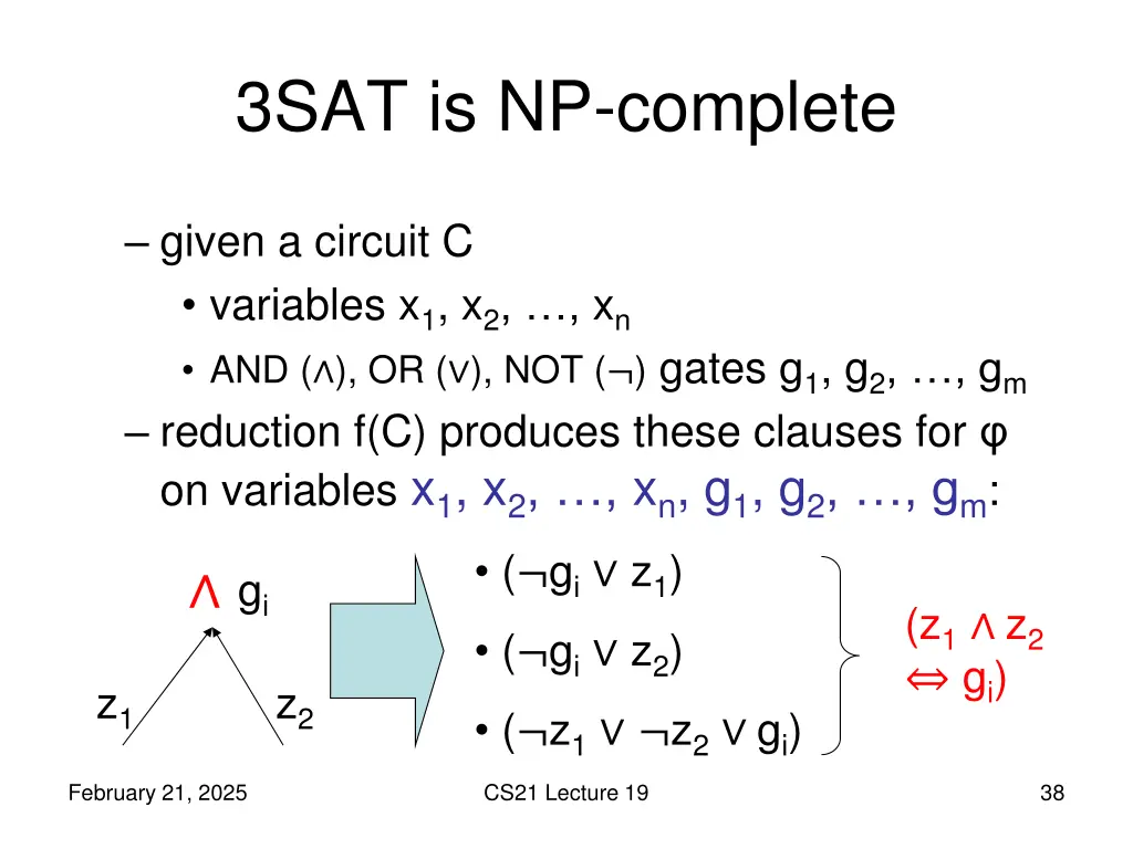 3sat is np complete 3