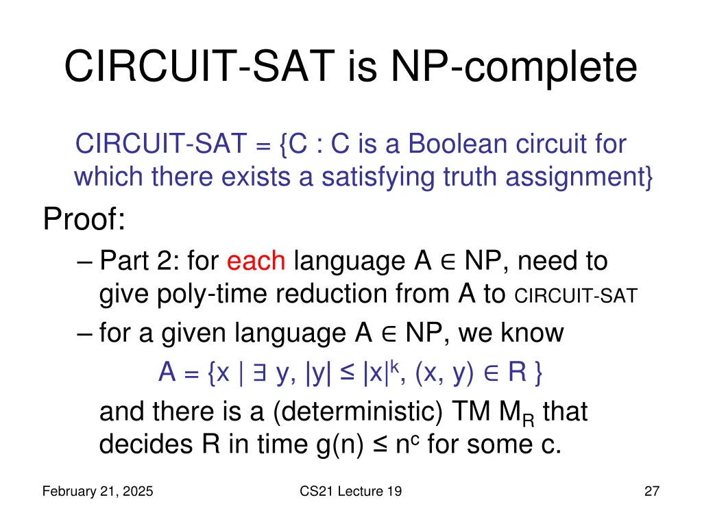 circuit sat is np complete 1