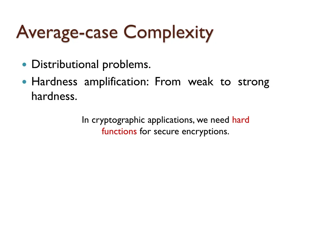 average case complexity 3