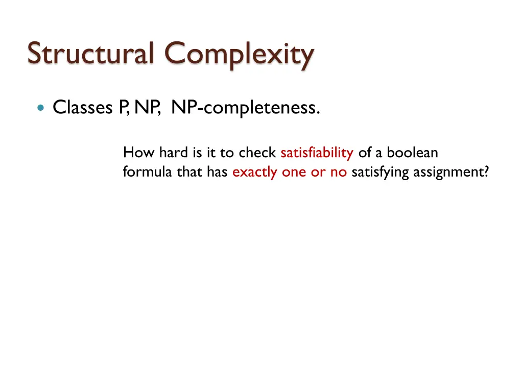 structural complexity 1