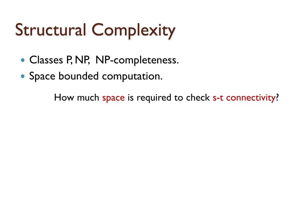 structural complexity 3