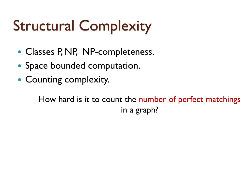 structural complexity 5