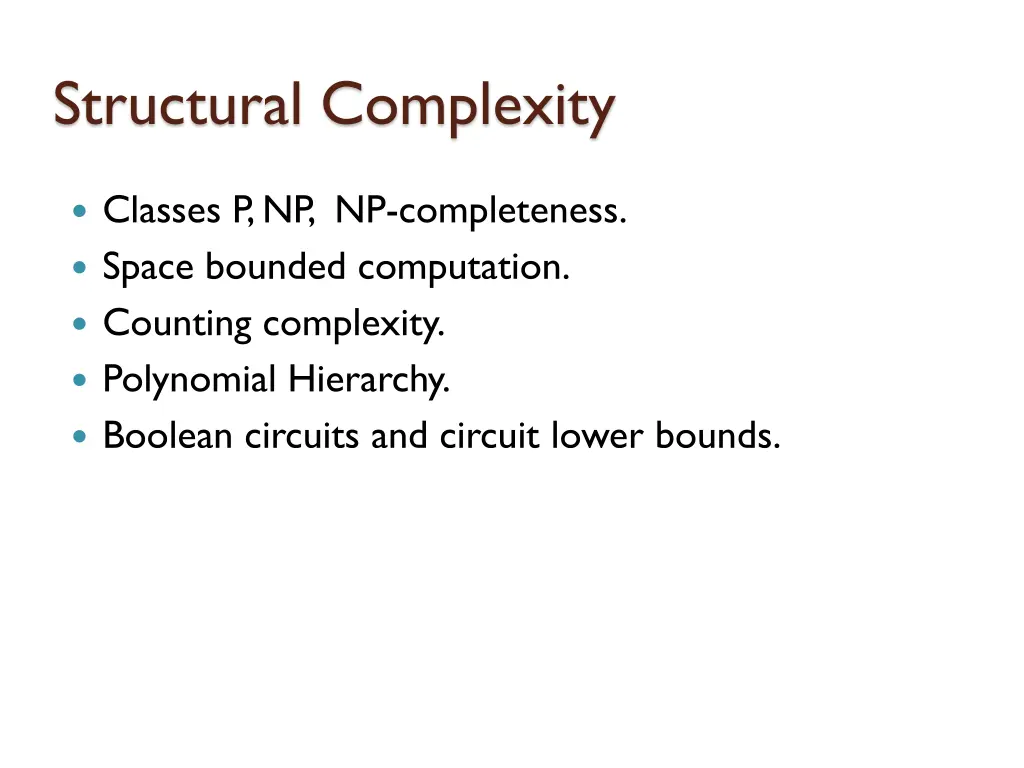 structural complexity 8