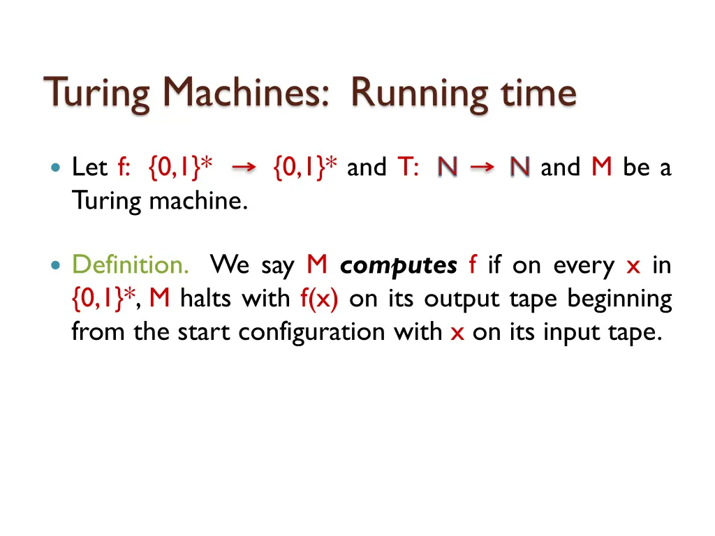 turing machines running time