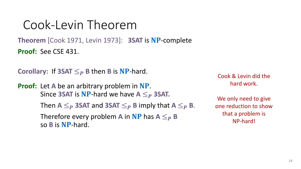 cook levin theorem