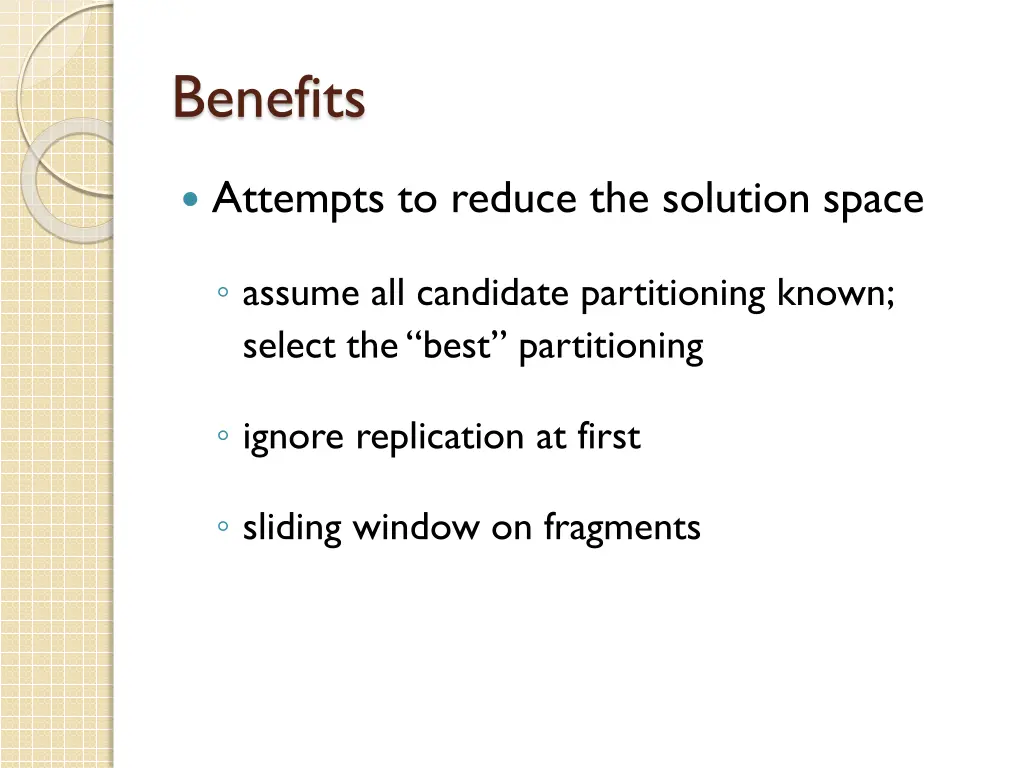 benefits