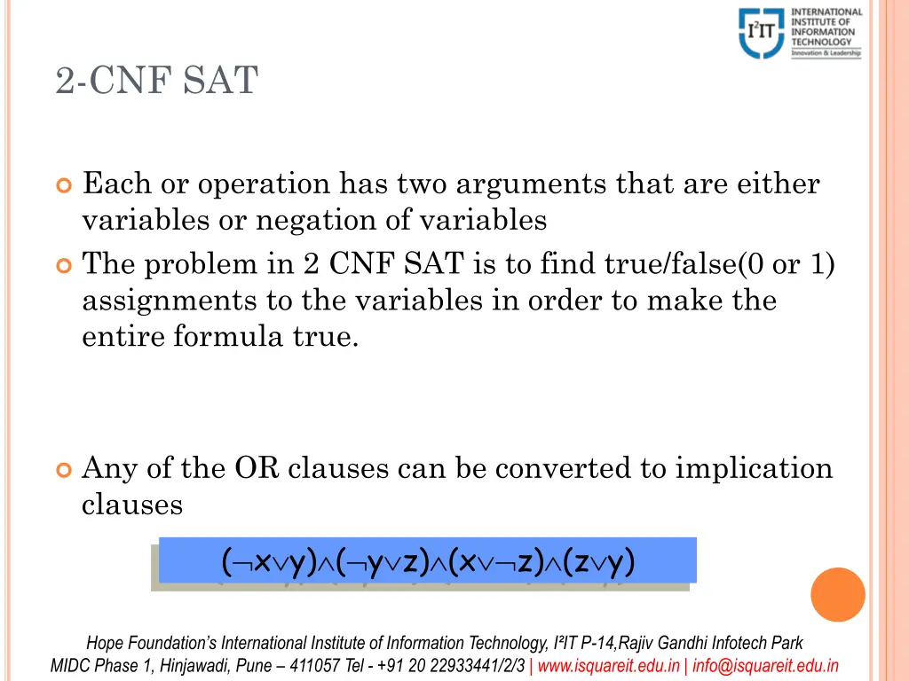 2 cnf sat