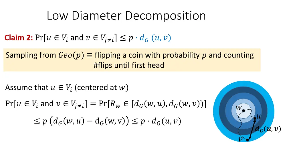 low diameter decomposition 2