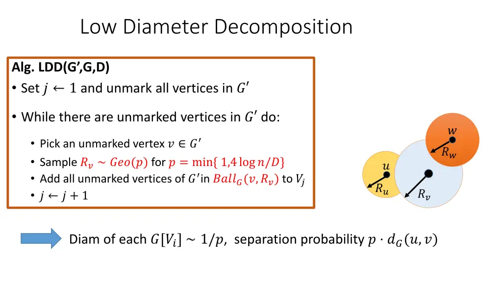 low diameter decomposition 3