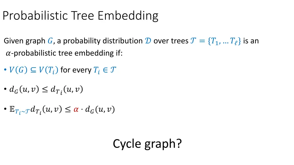 probabilistic tree embedding