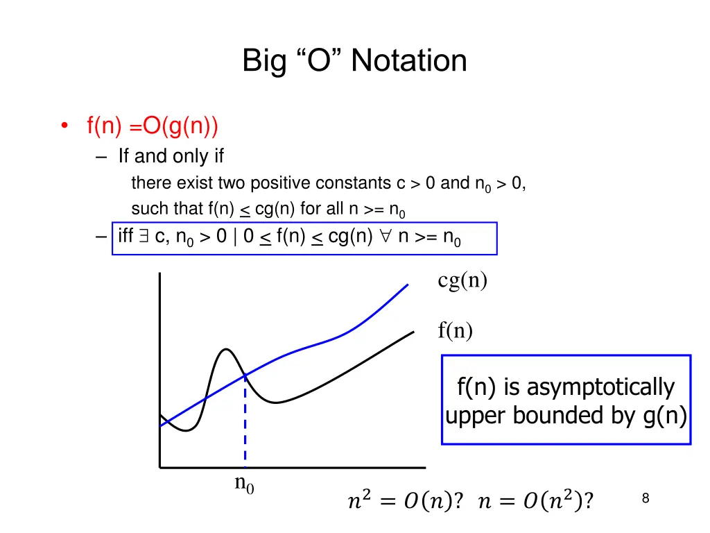 big o notation