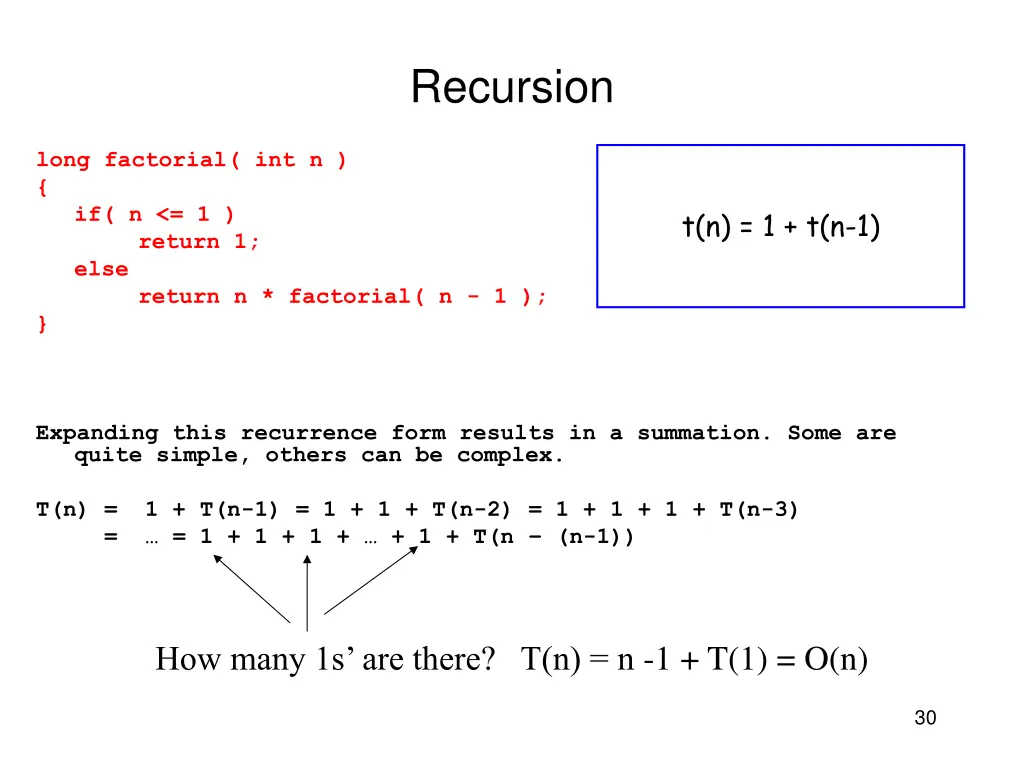 recursion 1