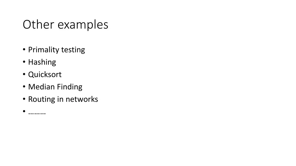 other examples