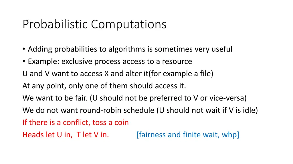 probabilistic computations 3