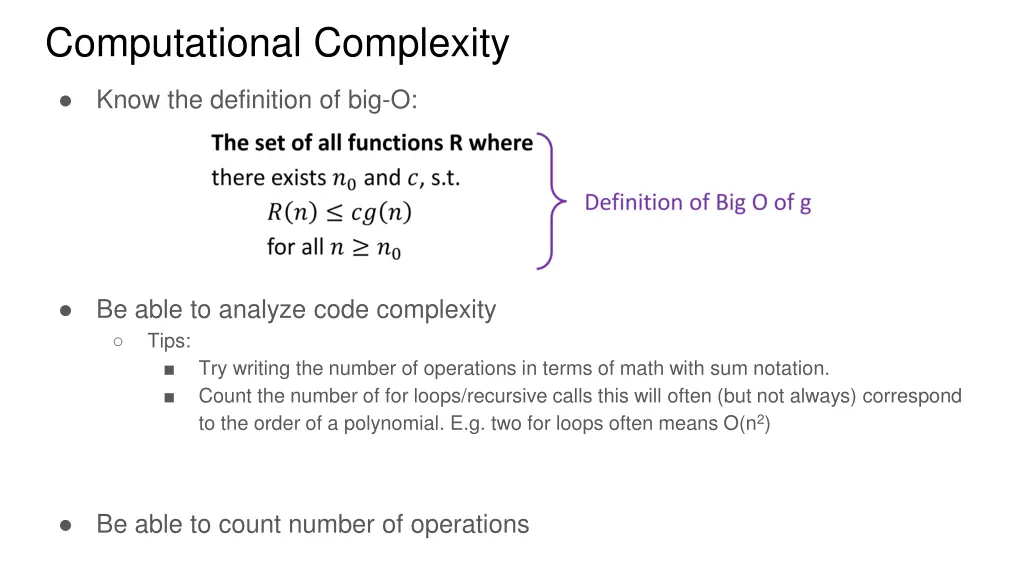 computational complexity
