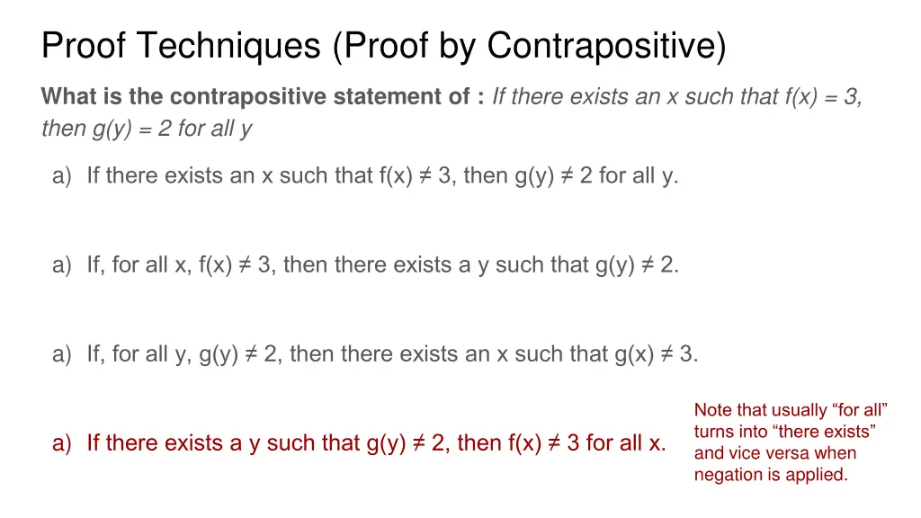 proof techniques proof by contrapositive 3
