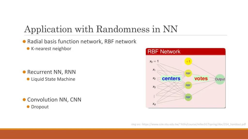 application with randomness in nn 1