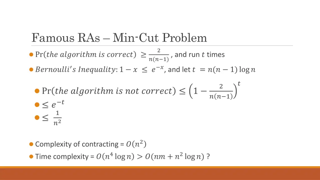 famous ras min cut problem 5