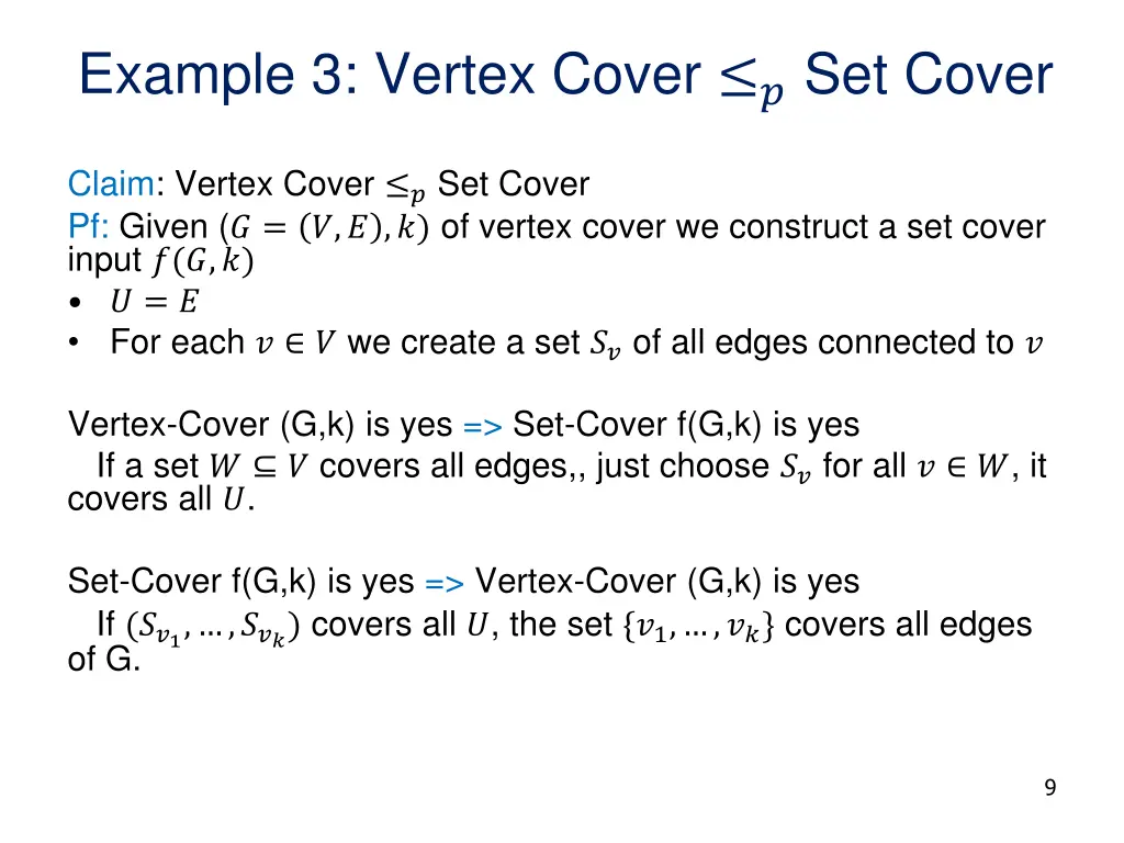 example 3 vertex cover set cover 1