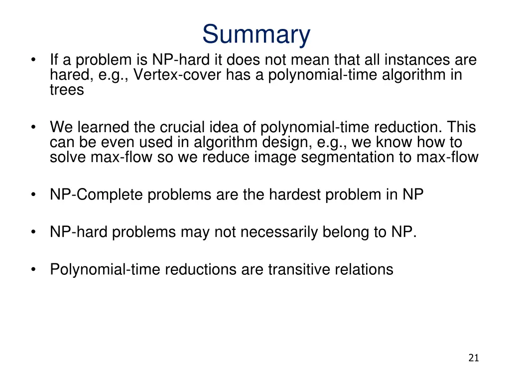 summary
