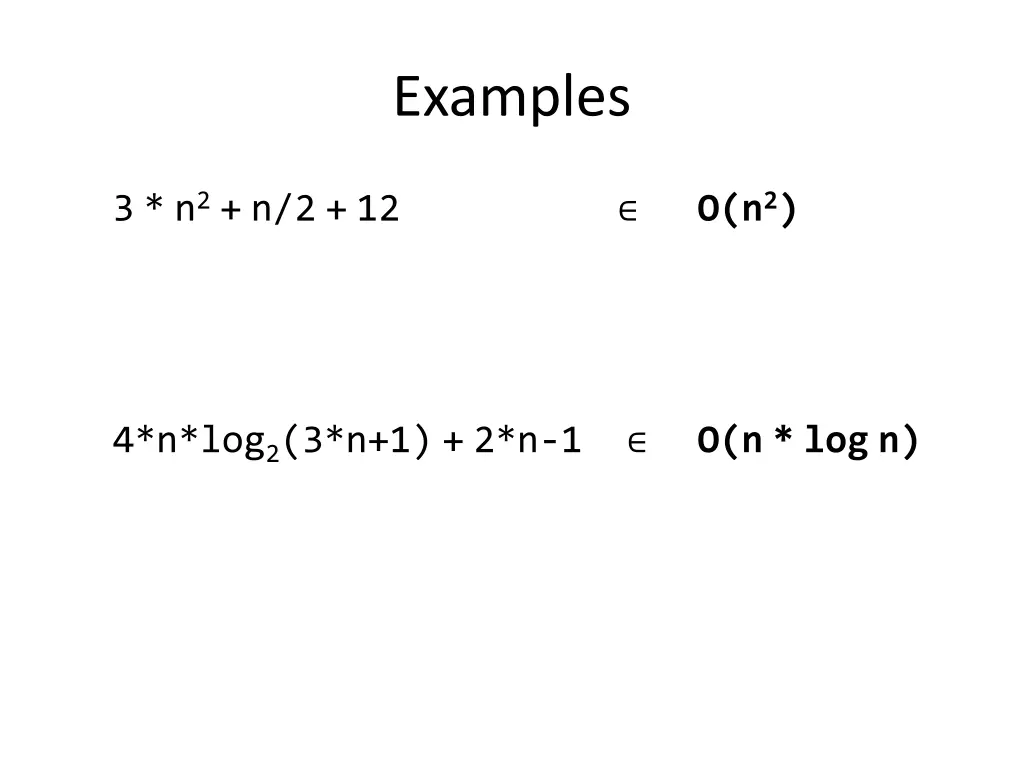 examples