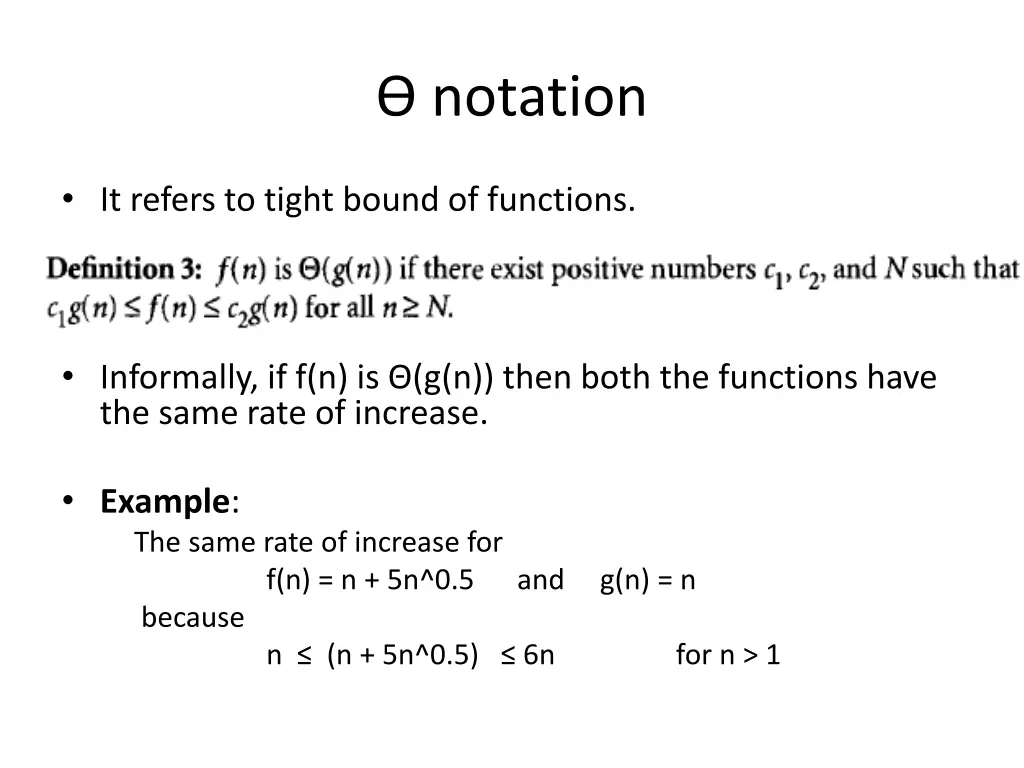 notation