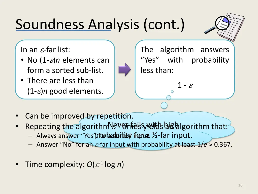 soundness analysis cont