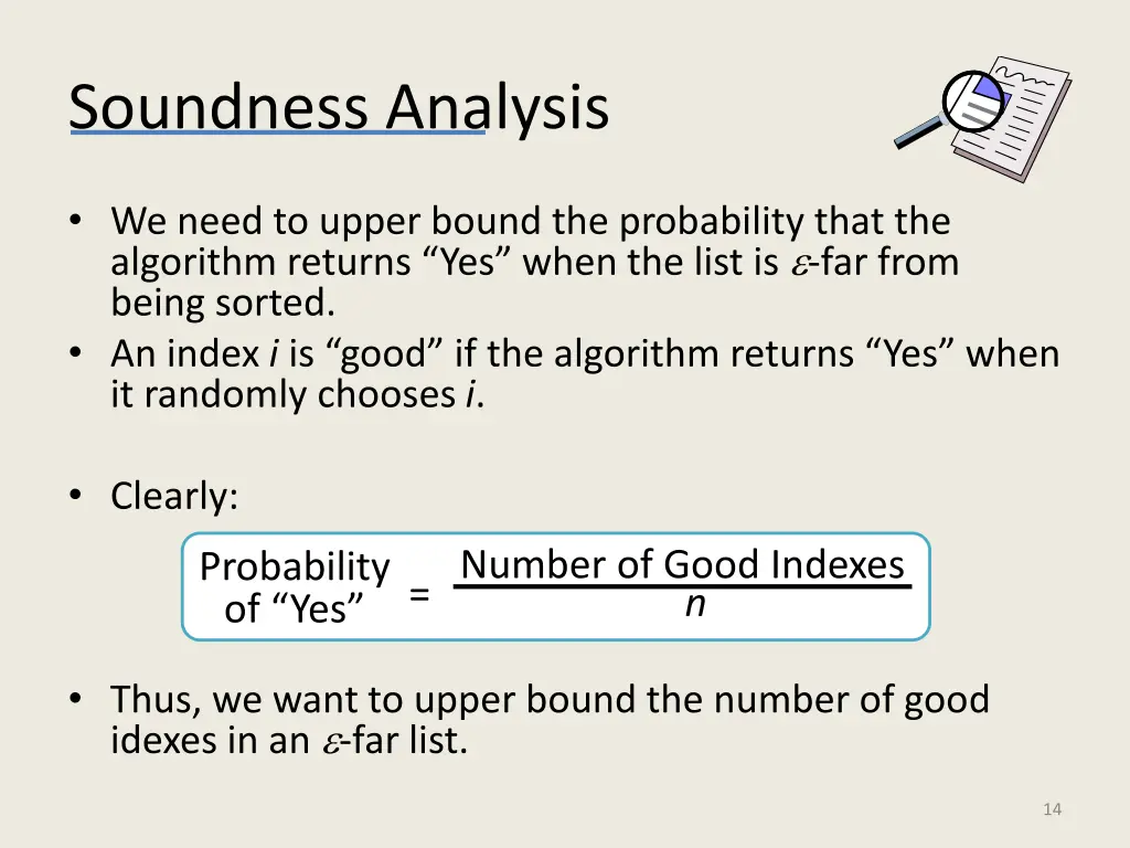 soundness analysis