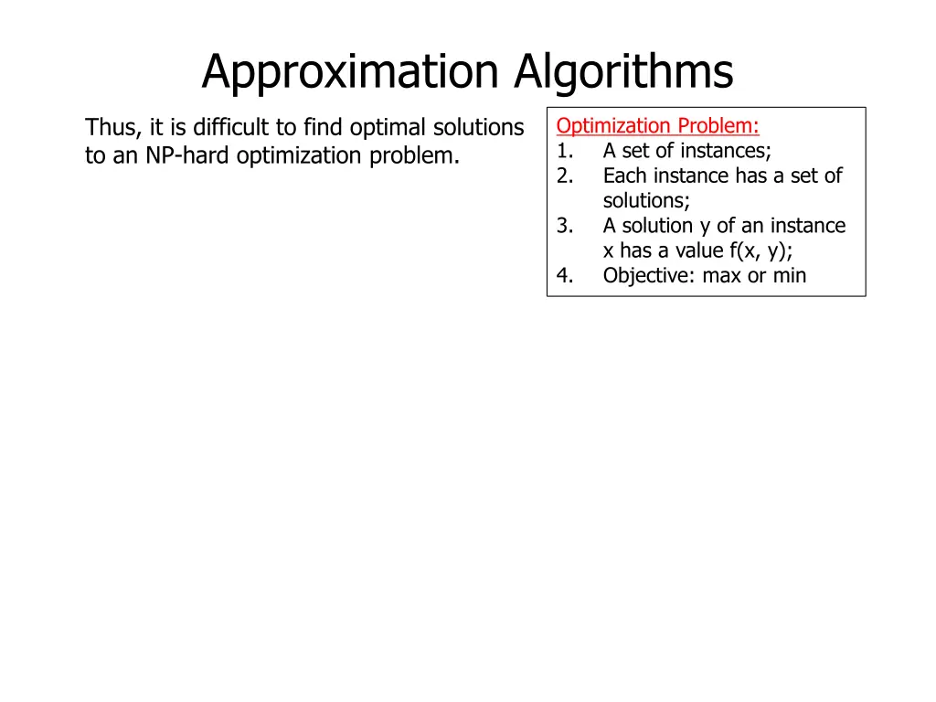 approximation algorithms 16