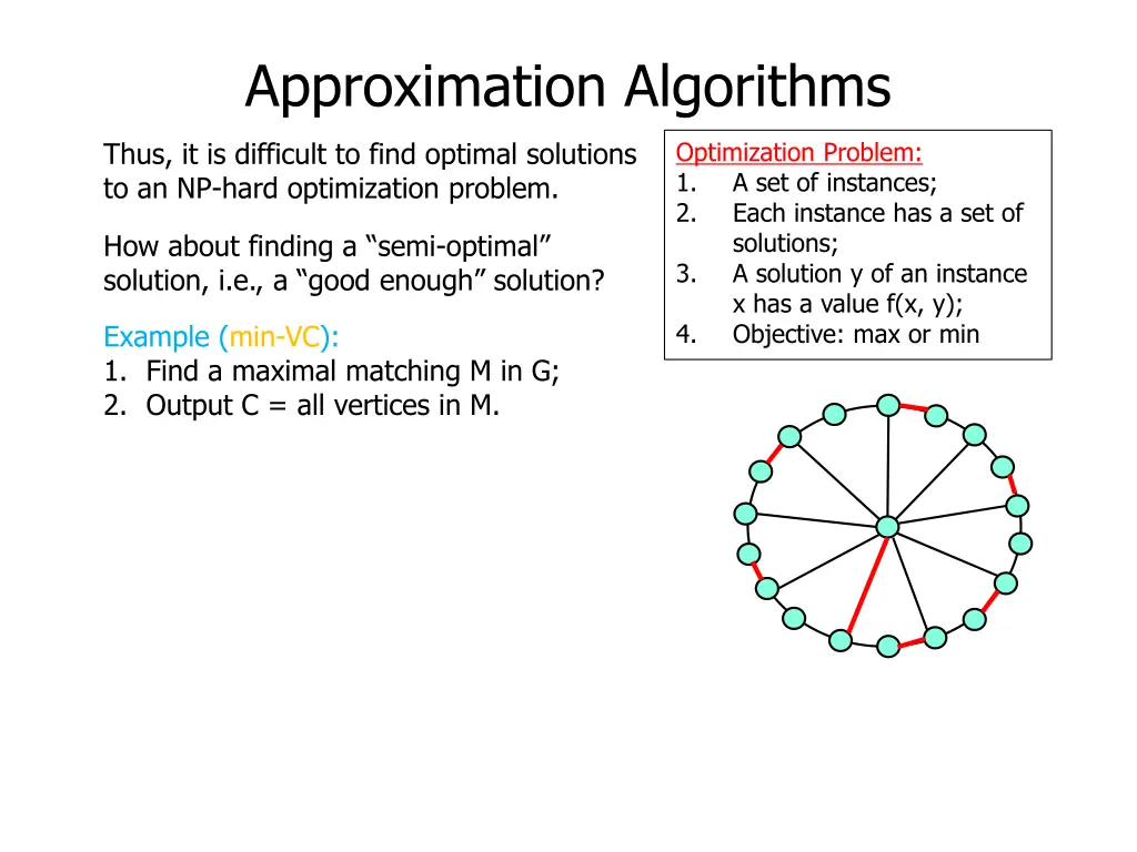 approximation algorithms 20