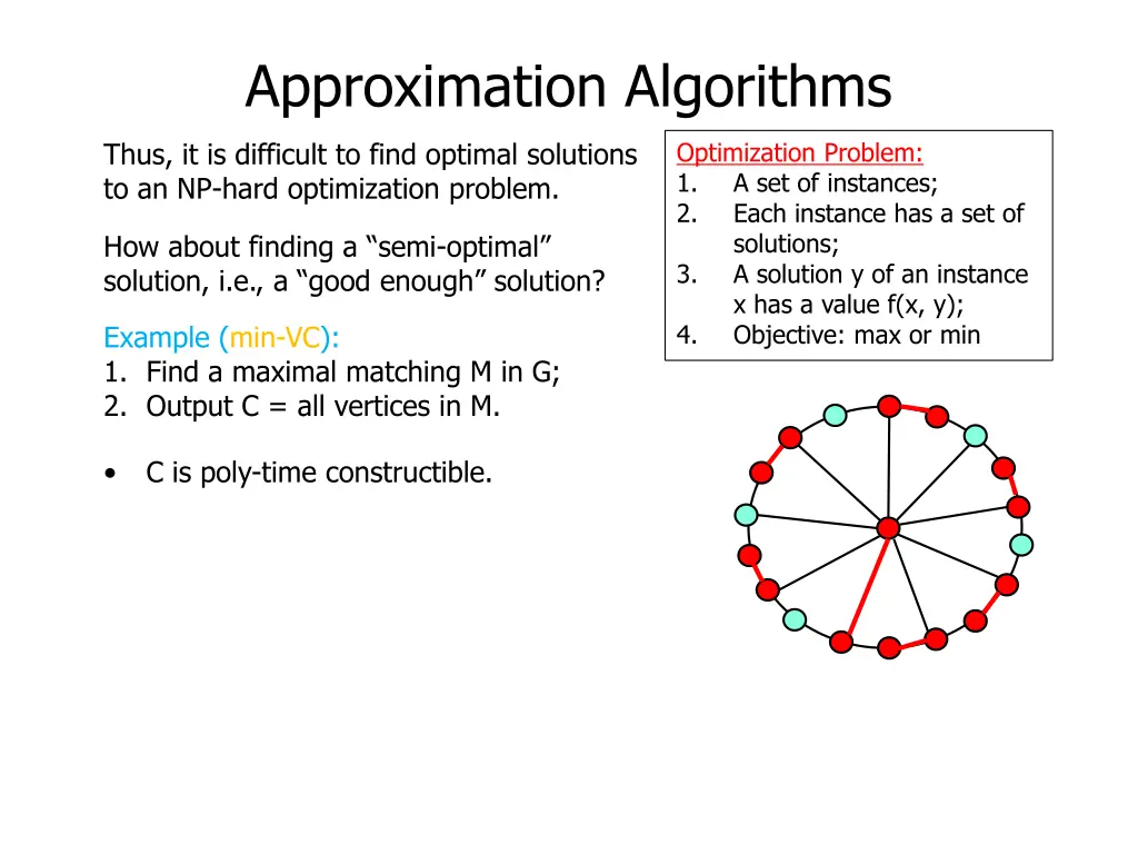 approximation algorithms 22