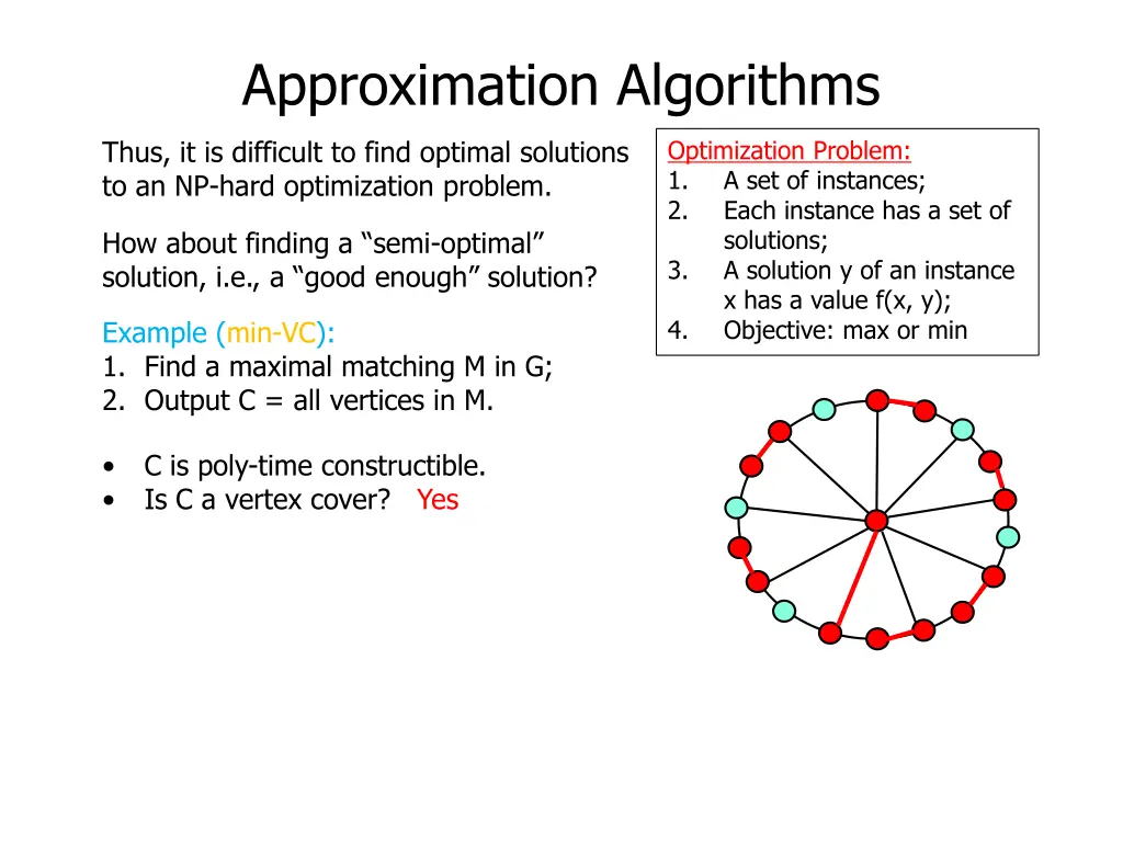 approximation algorithms 24