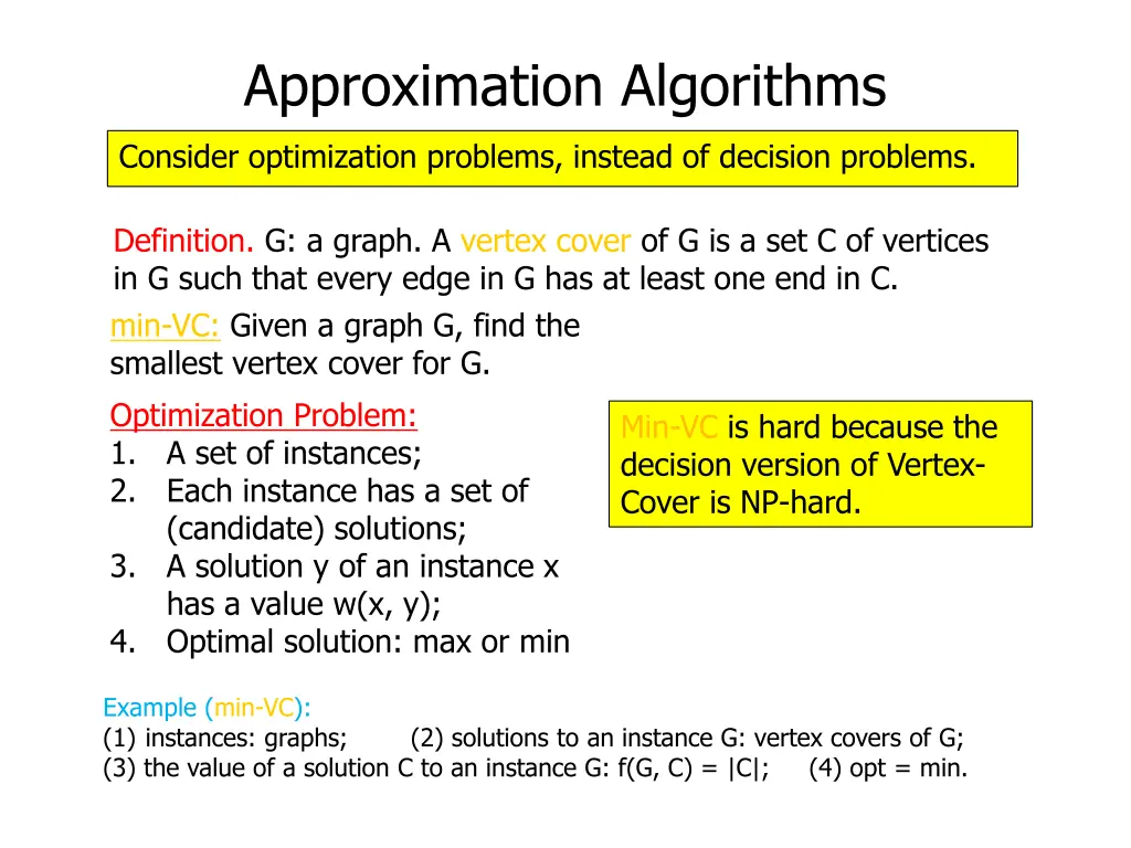 approximation algorithms 9