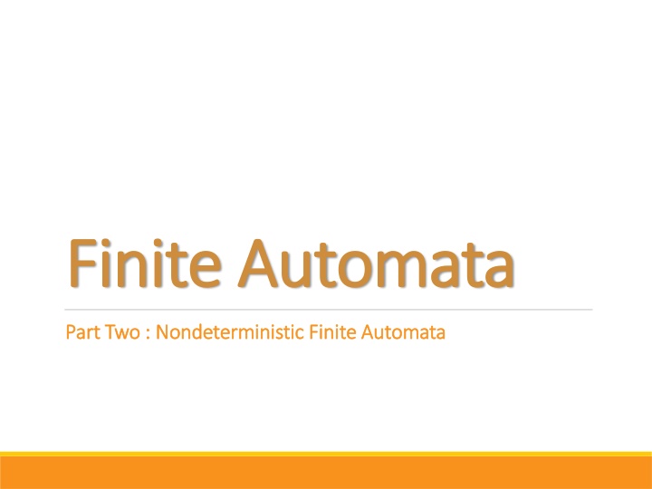 finite automata finite automata