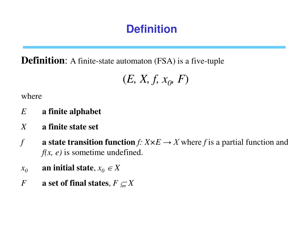 definition