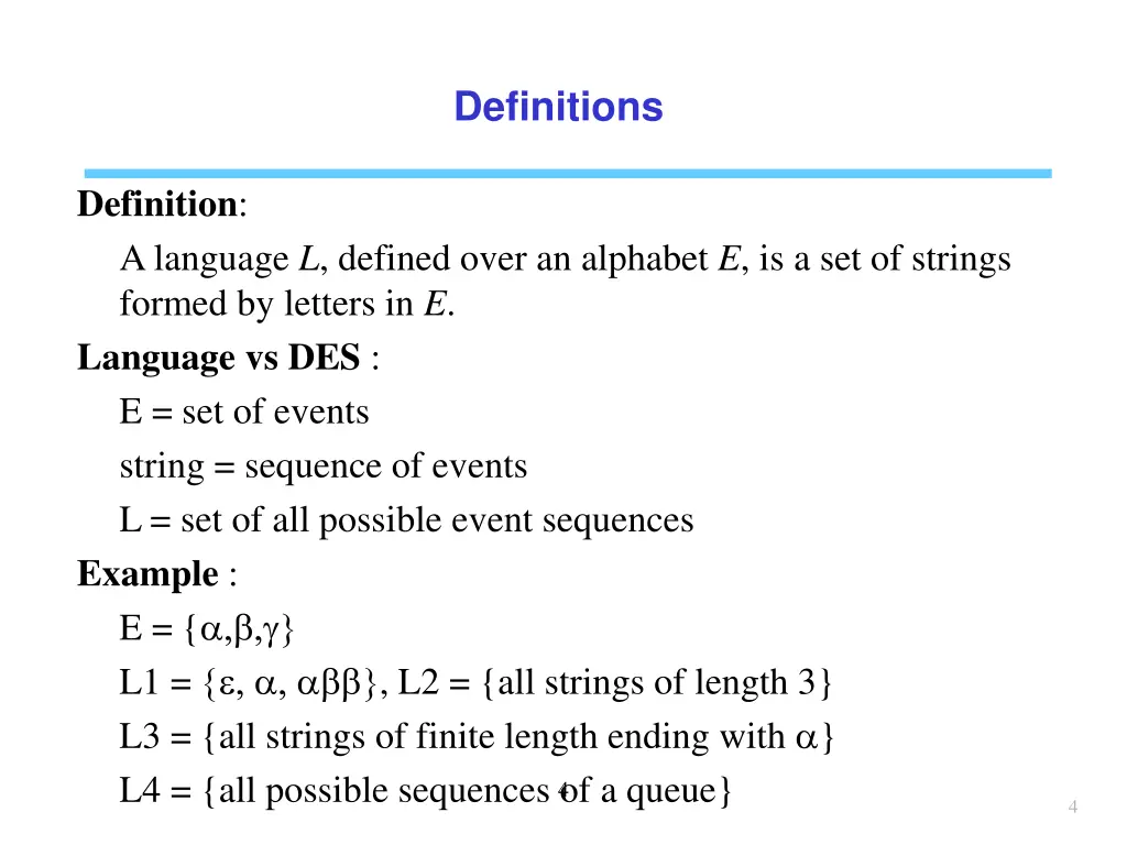 definitions