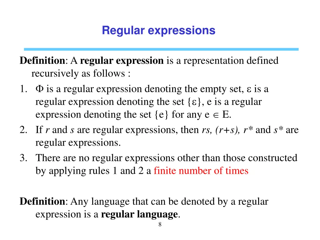 regular expressions 2