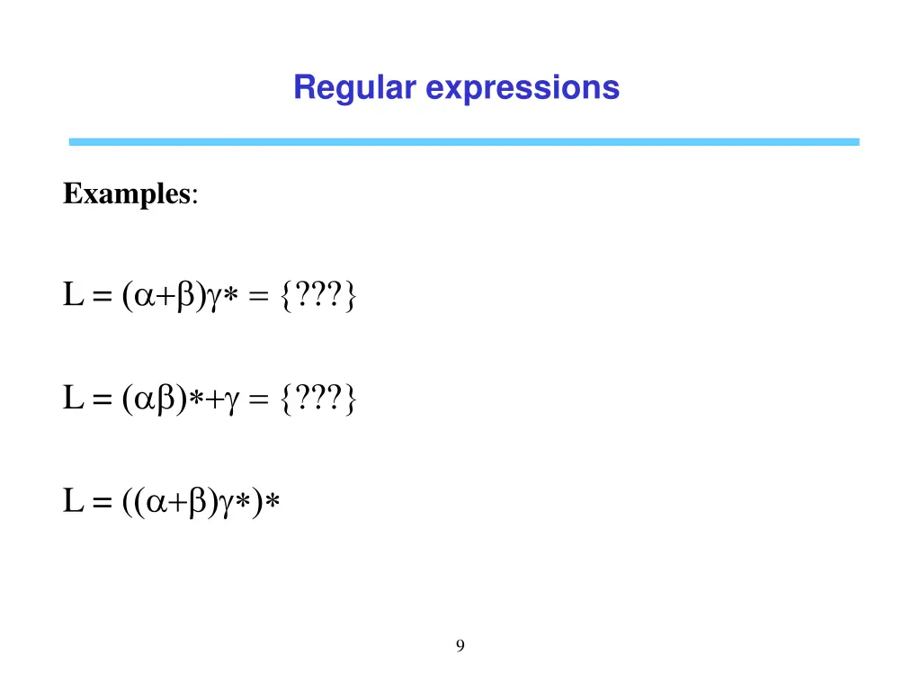 regular expressions 3