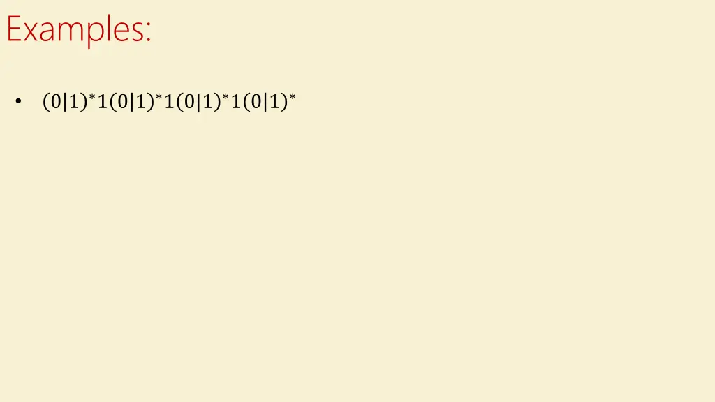 examples 1
